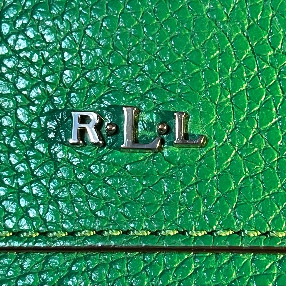 Ralph Lauren green messenger crossbody - Picture 4 of 5